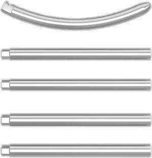 Straight rod stock and a pre-curved rod
